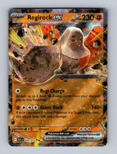 Regirock ex 107/217 Double Rare Ascended Heroes Pokemon Holo