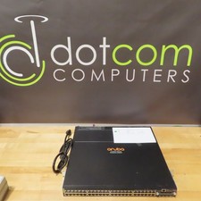 HP Aruba 3810M JL074a w JL083A 10GE SFP Single PS JL087A 48-Port Gigabit Switch