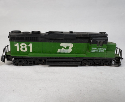 #ad Burlington Northern Diesel Locomotive 181 HO Model Engine Untested W Damge $15.00