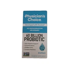 Physician's Choice ~ 60 Billion PROBIOTIC ~ 30 Caps ~ Sealed ~ 5/2027