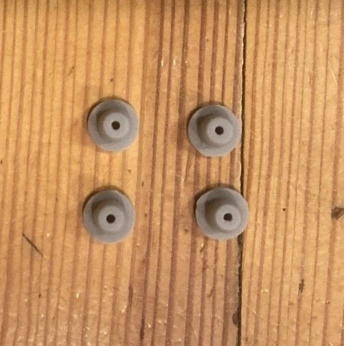 Capresso Cafetera 5 Tazas 426 Piezas, Juego de Almohadillas de Goma para Pie 4 Pies Base para Blanco Foto 2 de 4