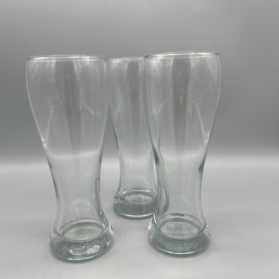 Luminarc Craft Grand Pilsner Glasses Set of 3 Solid Base 16 Ounces Each