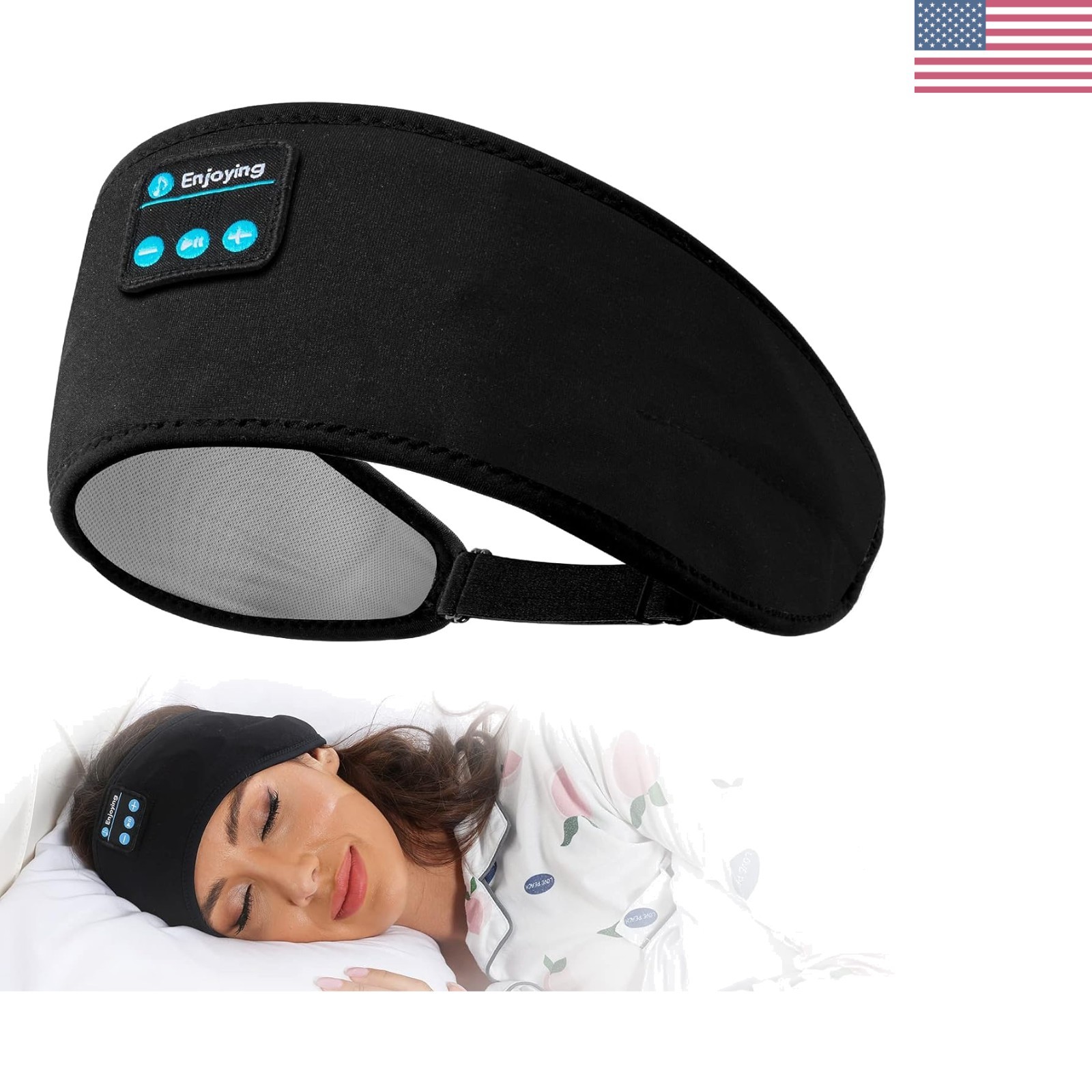 Comfortable Bluetooth Sleep Headband with High-Quality Audio for Relaxation