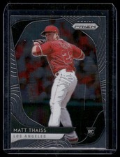 2020 Panini Prizm #68 Matt Thaiss Rookie Card Los Angeles. rookie card picture