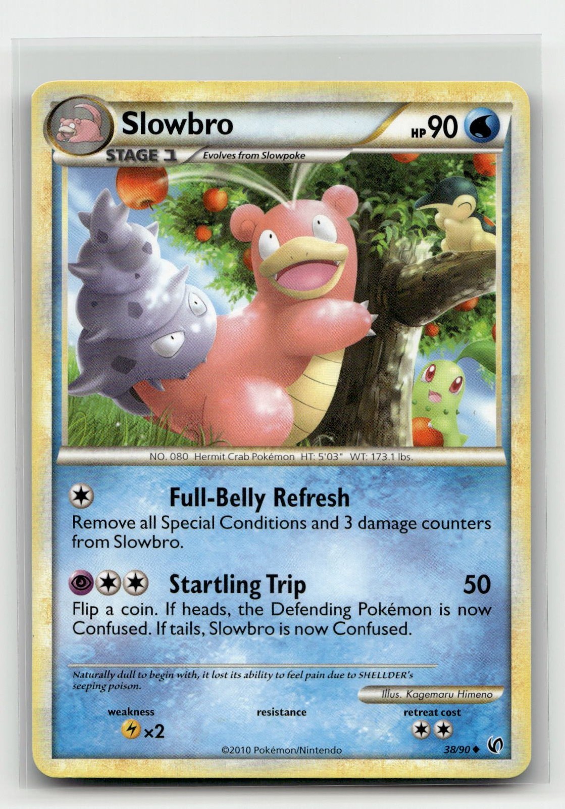 Slowbro 38/90 Undaunted Pokemon