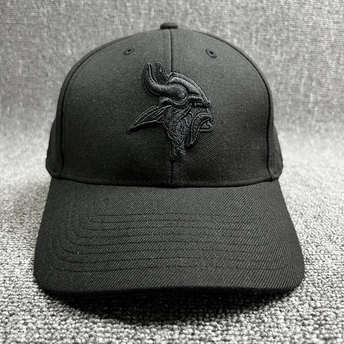 Minnesota Vikings '47 Brand Tonal MVP Black Snapback Hat Adjustable Cap
