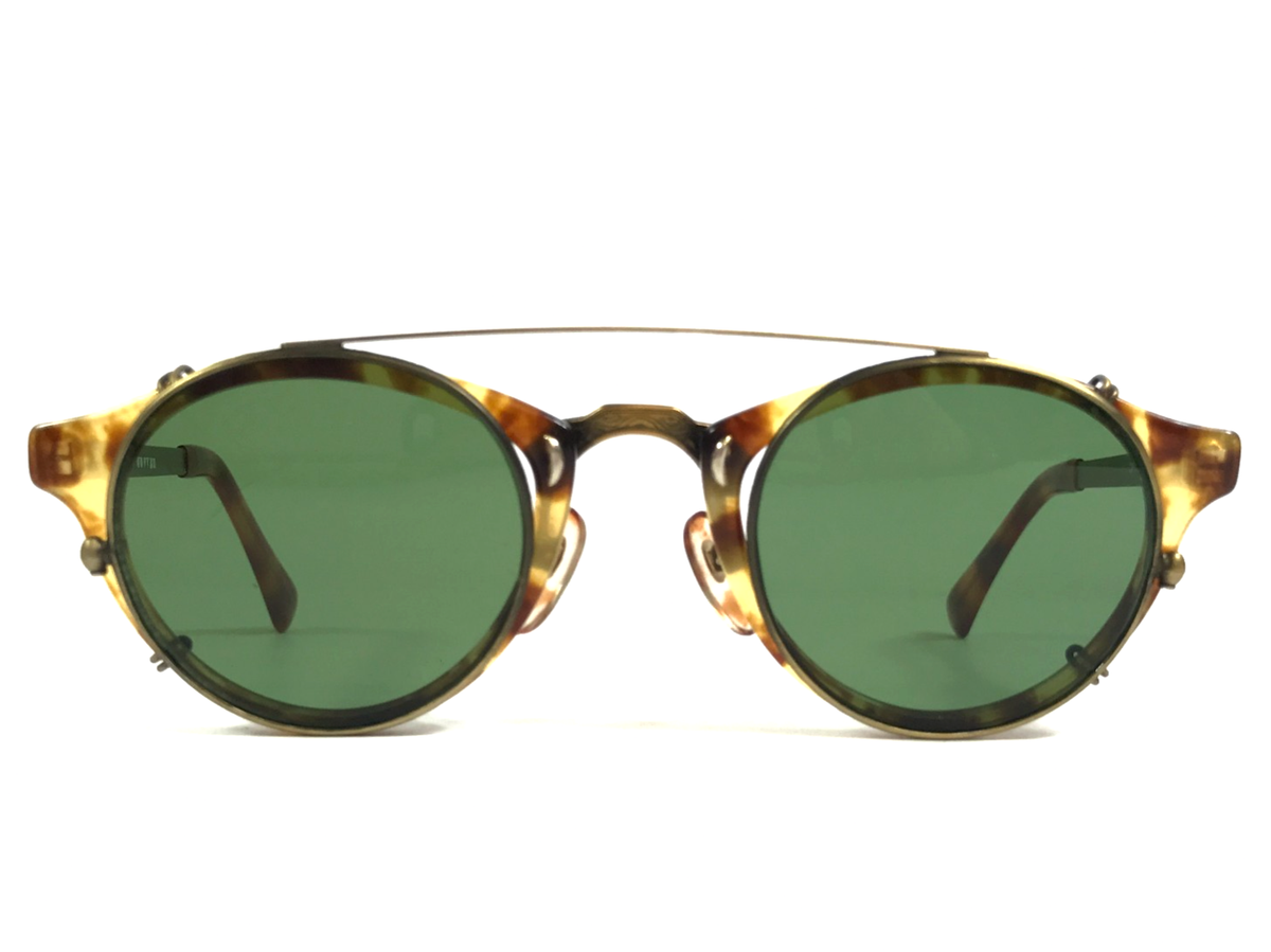 Vintage Oliver Peoples Eyeglasses Frames OP-60 404 AG Antique Gold