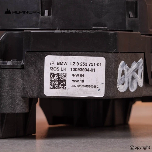 OEM BMW F22 F30 F36 F26 X4 SZL Schaltzentrum Lenksäule Coil Switch Stalk 9253751 - Bild 10 von 11
