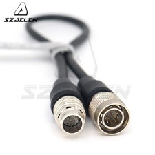 20pin Canon ZSD-300d Zoom Controller to 12 pin Fujinon Lens Servo Adapter Cable