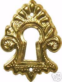 STAMPED BRASS KEY HOLE COVER  B0297