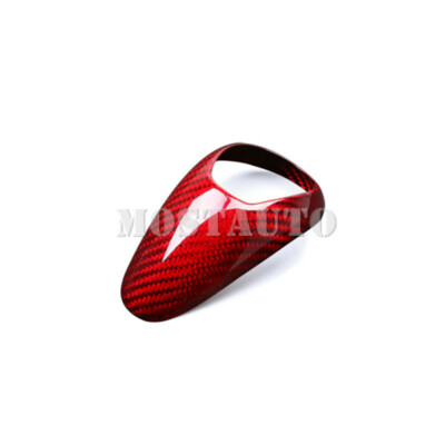 Carbon Fiber Center Console Gear Shift Knob Trim Cover For Carbon Fiber Center Console Gear Shift Knob Trim Cover For