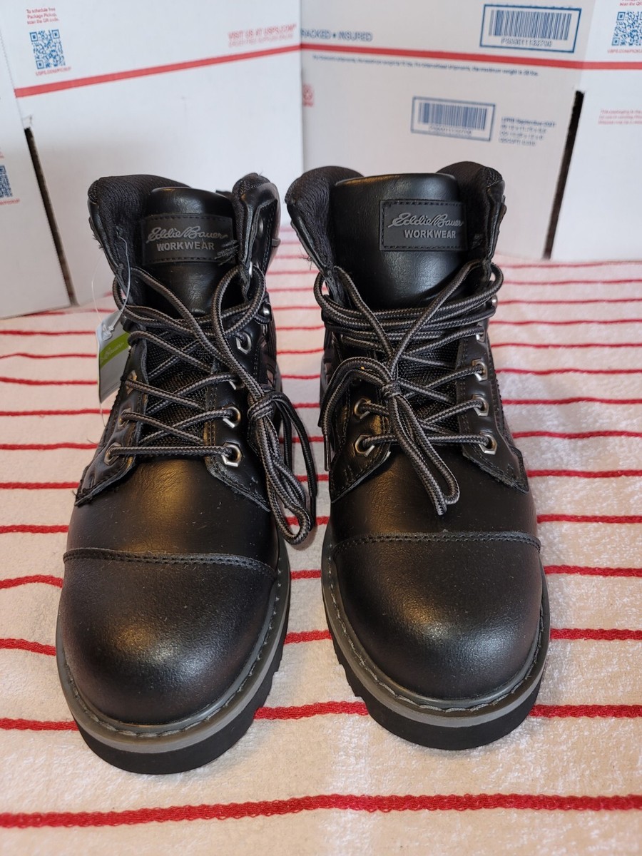 Eddie Bauer Bellingham Work Shoes Black Men display picture 3