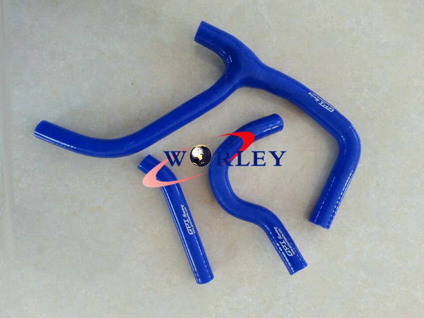 Para Honda CRF250R CRF 250 R CRF250 2014 2015 14 15 Silicona Radiador Y Manguera AZUL Foto 4 de 4