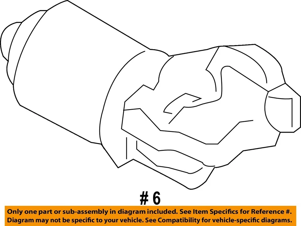 Motor limpiaparabrisas usado se adapta a: Toyota Sienna 2014 grado A Foto 4 de 4