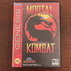 Mortal Kombat (Sega Genesis, 1993) Game Cartridge w/ Case - Tested & Working!!!