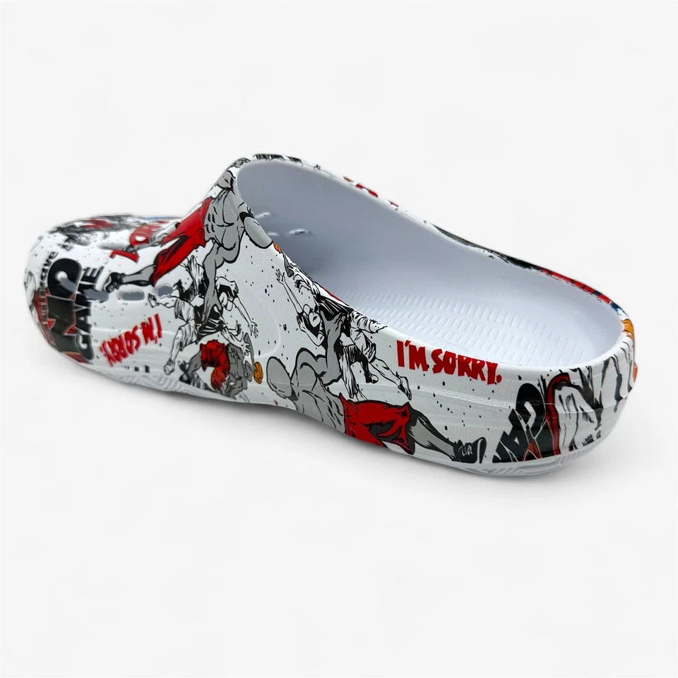 AND1 Bodega Clog White Multicolor Mens Sandal Slide - Image 3 of 4