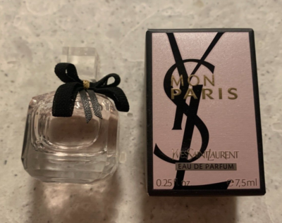 NIB YSL Mon Paris eau de parfum Travel Size (.25 fl oz) | eBay