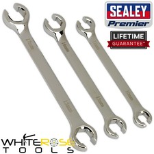 Sealey Flare Nut Spanner Set Metric Premier Hand Tools 3pc