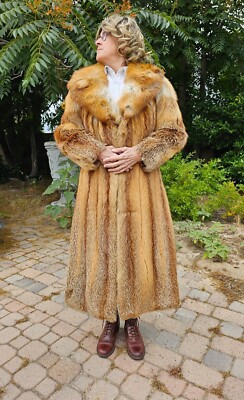 ジャケット・アウター vintage fur coat Vintage Ladies RED FOX FUR Mink Fur Jacket Coat | eBay