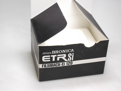 Zenza Bronica ETRSi Filmback-Ei 120 ONLY BOX / NUR KARTON | eBay