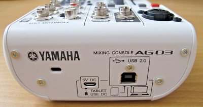 Yamaha AG03 3-Channel Mixer USB Audio Interface Console Open Box