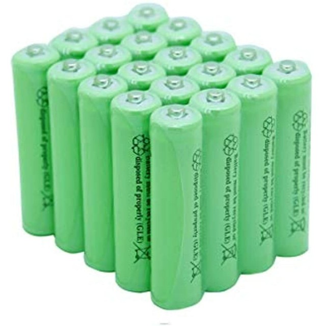 AA Rechargeable NiCD Battery, 1.2V 600mAh High Capacity Batteries For