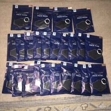 Lot of 24 Tommie Copper Community Wear Face Mask Two Pack. One Size.Black