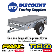 Genuine Franc Trelgo NFB170 Flat Grey Trailer Cover 1700 x 1240mm - 5ft5 x 3ft11