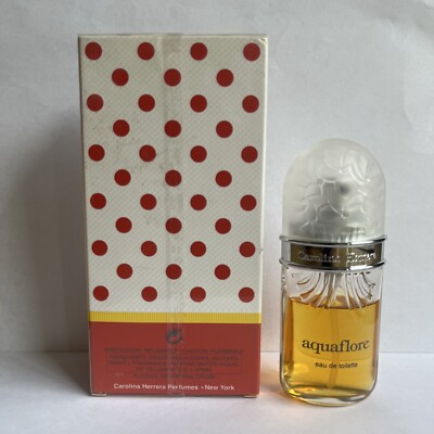AQUAFLORE by CAROLINA HERRERA 1.0 oz 30 ml EAU DE TOILETTESPRAY 80