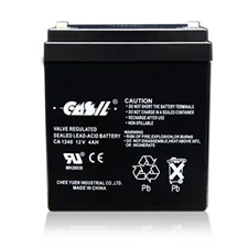 Casil Genuine CA1240 12V 4Ah SLA Alarm Battery