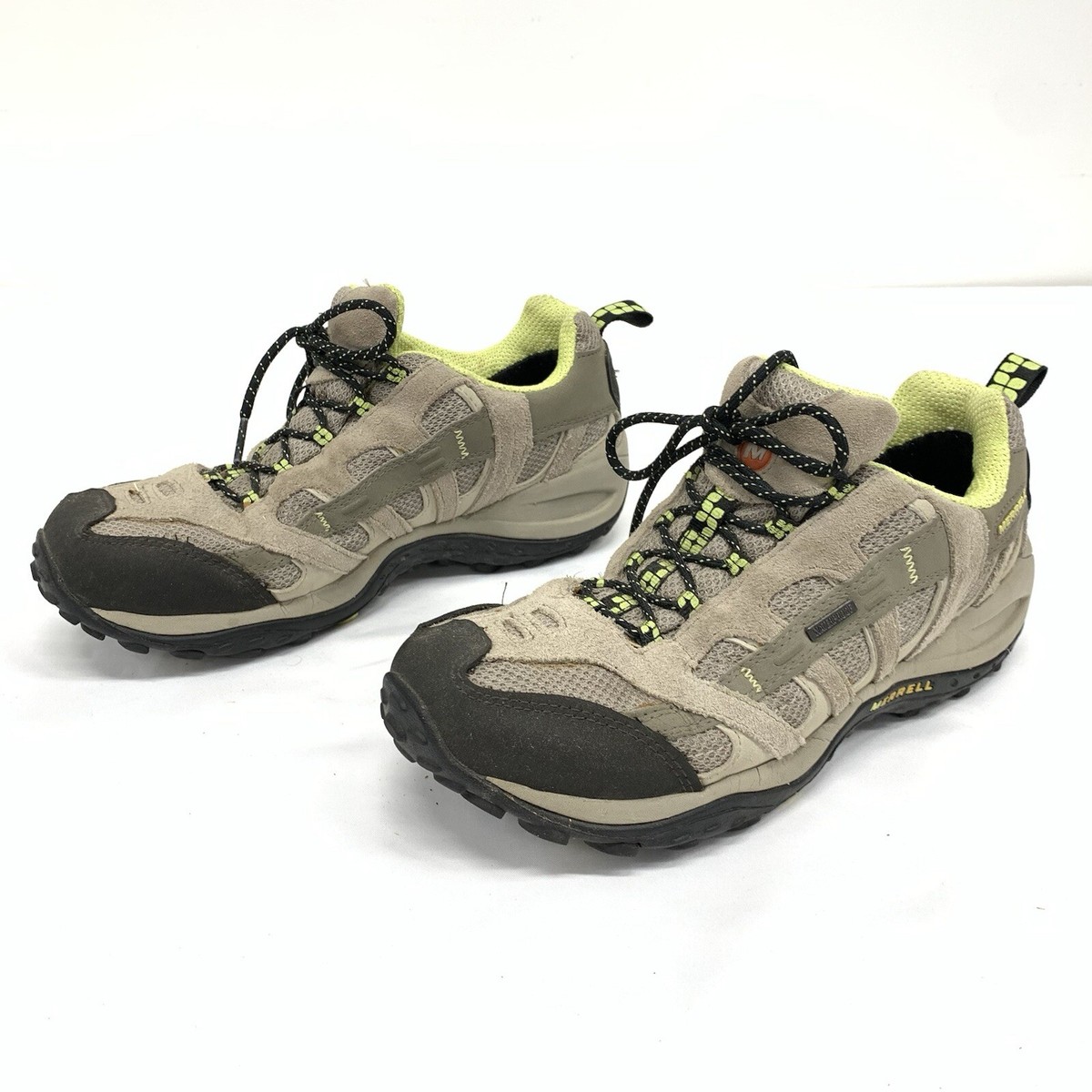 アイ Merrell Trace Waterproof Brindle Hiking/Trail Shoes Womens 8 Gray