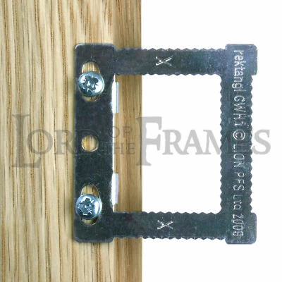 10 marcos de fotos traseros huecos de lona extendidos CWH1 + tornillos