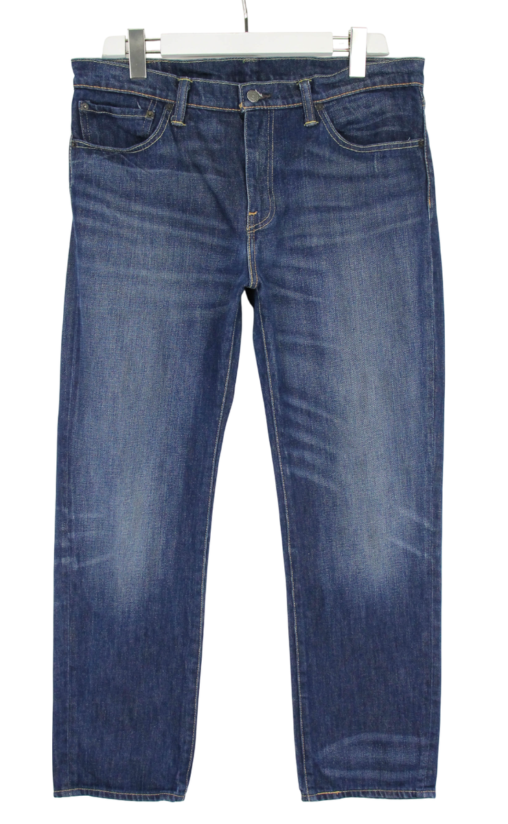 LEVI'S 511 Jeans Men's W36/~L28 Blue Zip Fly Whiskers