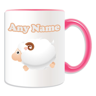 Personalisiertes Geschenk Laufen Schaf Becher Geldbox Tasse Tier Insekt Design Thema Tee