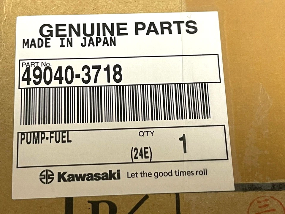 KAWASAKI GENUINE 2005 - 2012 JET SKI STX 12F 15F FUEL PUMP 49040-3718 NEW Foto 2 de 4
