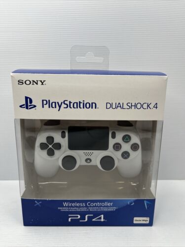 Official Genuine PS4 PlayStation DualShock 4 Wireless ControllerV2 Glacier White - Picture 1 of 12