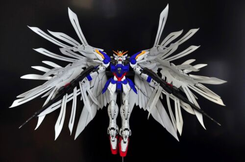 TT/GG Gundam Model MG028 1:100 Wing Fighter Zero with Feather modified parts - Afbeelding 1 van 12