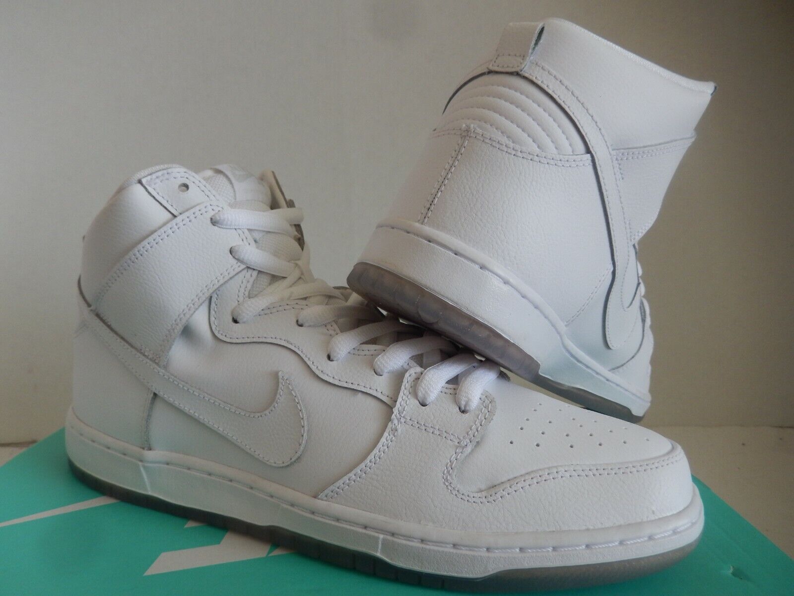 Size 13 - Nike SB Dunk High Pro White Ice for sale online | eBay
