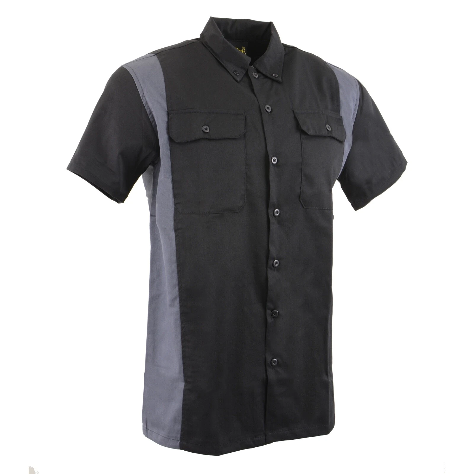 Men’s Two-Tone Heavy Duty Reflective Short Sleeve Motorcycle Mechanic Shirt
Opens in a new window or