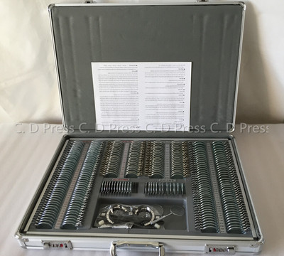 Kit Optométrie 266 Lentilles D'essai + Monture - Boîtier Aluminium - Neuf