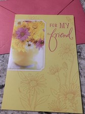 Happy Birthday For My Friend Special Friends 5  x7  Hallmark Greeting Card