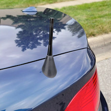 4 Short Black Aluminum Antenna Power Rod Mast Amfm For Bmw 1-series 2005-2013