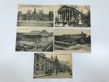 Early 1900s Five blank Post Cards Paris, France- Carte Postale - Landmarks