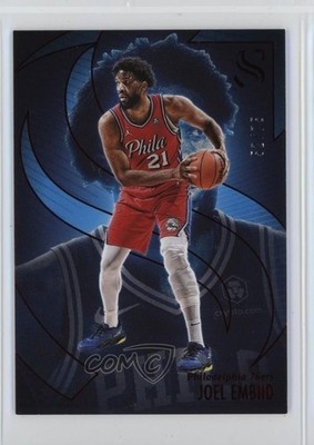 2024-25 Panini Silhouette Red 52/75 Joel Embiid #15 ne1