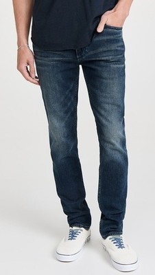 NWT Rag & Bone Edgewood Stretch Denim Straight-Leg Jeans Altered - 34x29.5