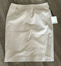 Calvin Klein beige Midi Skirt 8