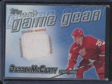 2000-01 Topps Stars Hockey DARREN McCARTY Game Gear Jersey Relic NHL BIN38