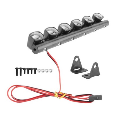 RC Auto Lichtleiste Set 6 LEDs Karosserie Dach Lichter für 1/10 RC Crawler Auto Truck8057