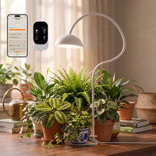 Smart Grow Light for Indoor Plants Full Spectrum LED Timer w/ Stand APP Control