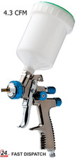 Low pressure spray gun LVLP 1.4 setup 4.3 cfm